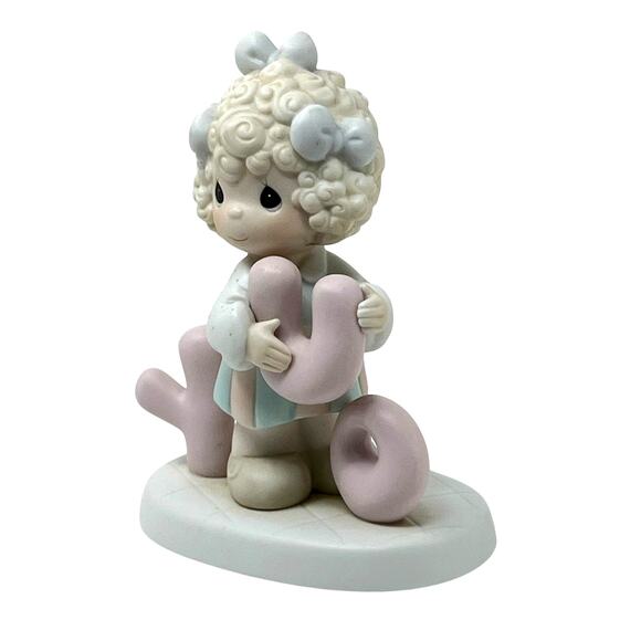 Precious Moments “I’ll Never Stop Loving You” 1989 Enesco Porcelain Figurine - Picture 5 of 10